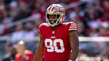 San Francisco 49ers defensive tackle Kevin Givens (90)