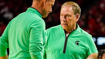 Dec 10, 2023; Lincoln, Nebraska, USA; Michigan State Spartans head coach Tom Izzo during the first