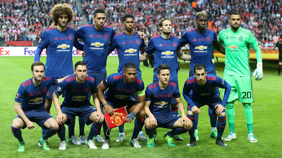 José Mourinho’s starting lineup for the 2017 Europa League final.  | IMAGO/Eibner Europa