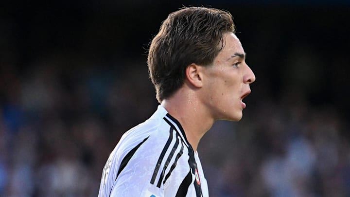 Yildiz opening the scoring for Juventus in its Champions League opener. Yildiz opening the scoring for Juventus in its Champions League opener.