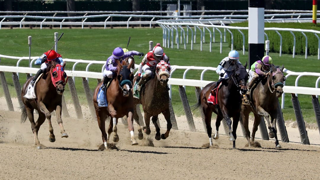 Opening day at Belmont Park in Queens - April 29, 2022