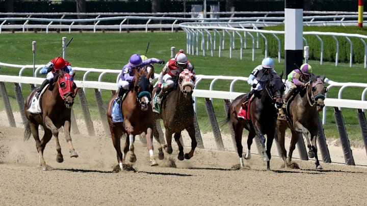 Opening day at Belmont Park in Queens - April 29, 2022