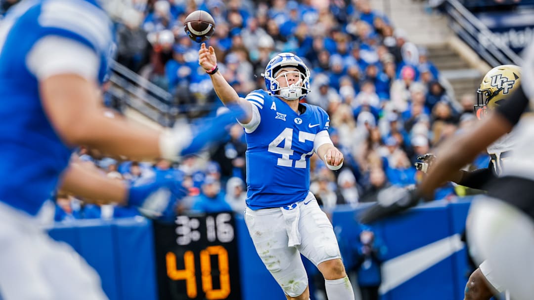 BYU QB Bear Bachmeier against UCF