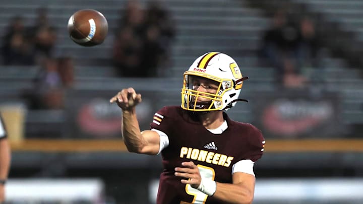 Quarterback Steele Pizzella played his first two seasons at Simi Valley before transferring to Sherman Oaks Notre Dame