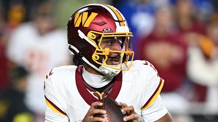 Washington Commanders quarterback Jayden Daniels