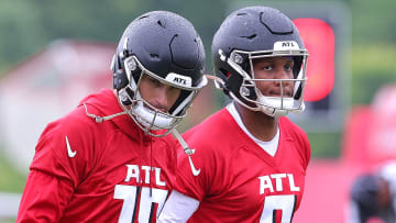 Atlanta Falcons QBs Kirk Cousins, Michael Penix Jr. at OTA Offseason Workout