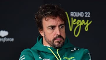 Fernando Alonso at the Las Vegas press conference