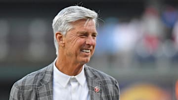 Apr 10, 2023; Philadelphia, Pennsylvania, USA; Philadelphia Phillies President of Baseball Operations Dave Dombrowski before game against the Miami Marlins at Citizens Bank Park.