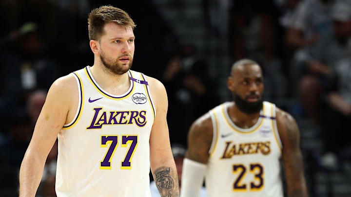 Luka Doncic and LeBron James.