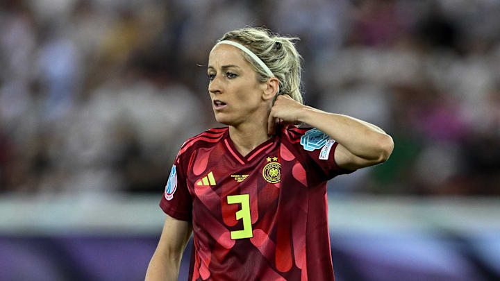 Stabilsierte die DFB-Elf gegen Schweden: Kathy Hendrich Stabilsierte die DFB-Elf gegen Schweden: Kathy Hendrich