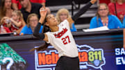 Nebraska is on pace to set a new school record for hitting percentage.