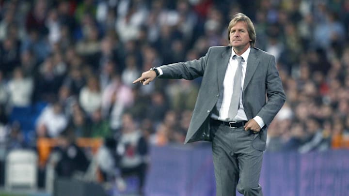 Real Madrid's German coach Bernd Schuste