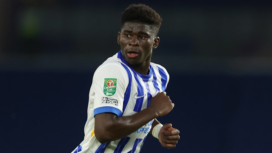 Carlos Baleba is a target for Manchester United. | IMAGO/Sportimage