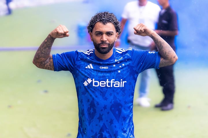 Gabigol marcou o gol decisivo do triunfo celeste