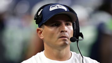 Mike Macdonald of the Seattle Seahawks