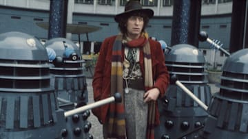 The Fourth Doctor faces Daleks, robotic Romans, evil gods and even the Meep in Doctor Who: The Fourth Doctor Anthology. 