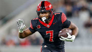 San Diego State Aztecs running back Lucky Sutton.