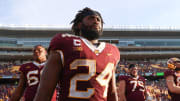 Sep 17, 2022; Minneapolis, Minnesota, USA; Minnesota Golden Gophers running back Mohamed Ibrahim (24) looks on after the game against the Colorado Buffaloes at Huntington Bank Stadium. Mandatory Credit: Matt Krohn-USA TODAY Sports