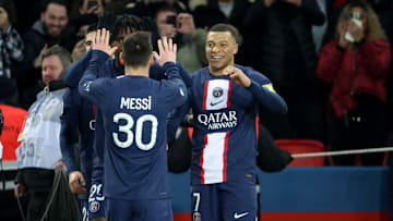 Kylian Mbappe, Lionel Messi, PSG