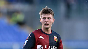 Morten Frendrup in action against Juventus