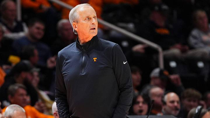 Tennessee Head Coach Rick Barnes during a college basketball game between Tennessee and Syracuse held at Thompson-Boling Arena at Food City Center in Knoxville, Tenn., on Tuesday, Dec. 3, 2024.