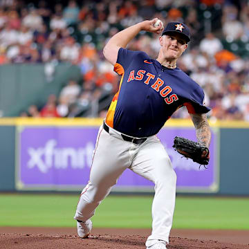 Houston Astros starting pitcher Hunter Brown is a solid prop target on Friday.