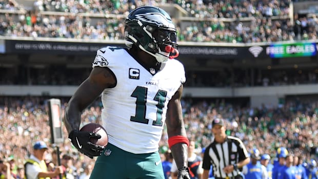 Philadelphia Eagles wide receiver AJ. Brown