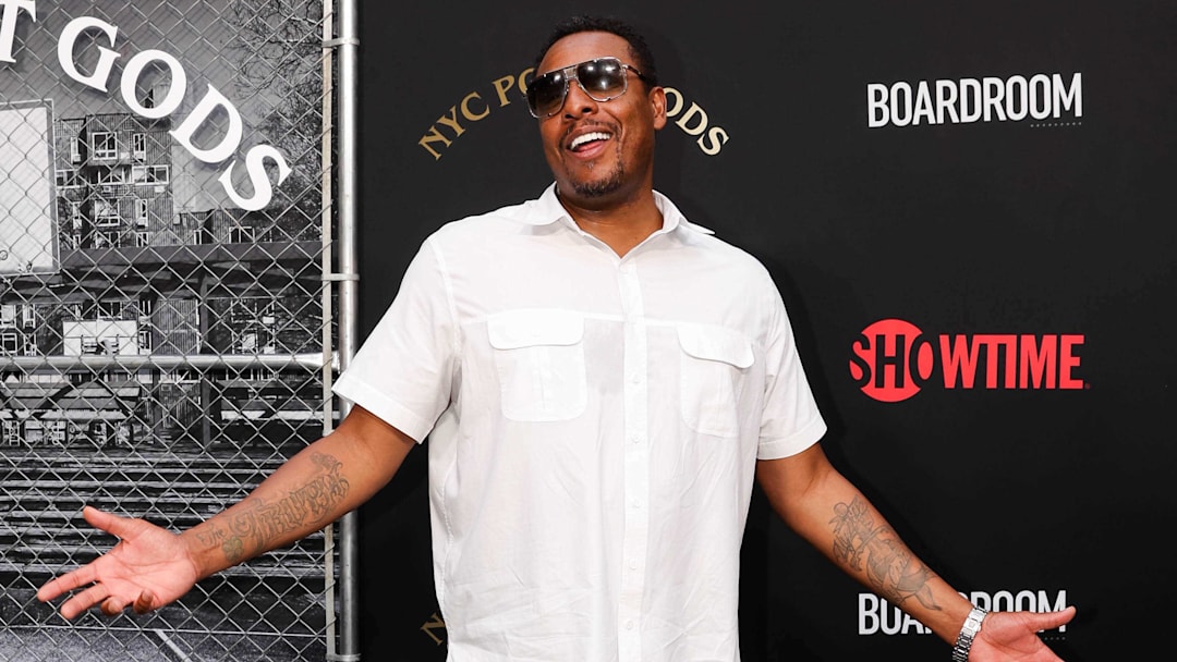 Jul 26, 2022; New York, NY, USA; Paul Pierce attends the NYC Point Gods Premiere at The Midnight Theatre. Mandatory Credit: Jessica Alcheh-Imagn Images