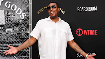 Jul 26, 2022; New York, NY, USA; Paul Pierce attends the NYC Point Gods Premiere at The Midnight Theatre. Mandatory Credit: Jessica Alcheh-Imagn Images