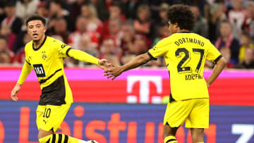 Jadon Sancho mit Karim Adeyemi