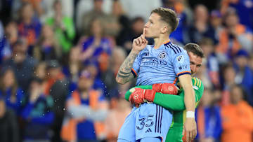 Matt Freese and Mitja Ilenič of NYCFC