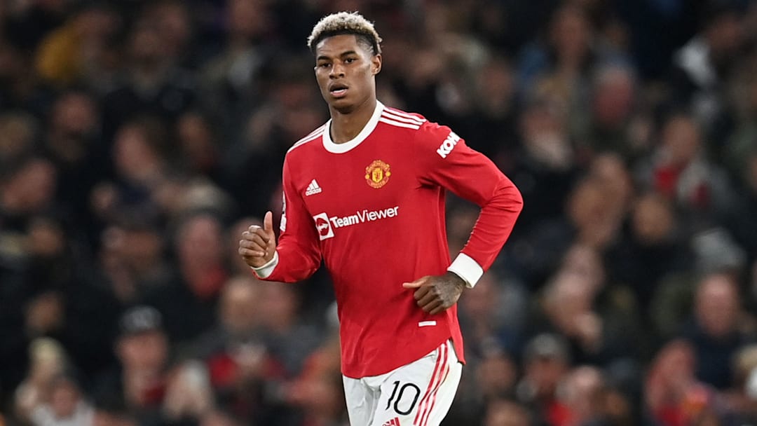 Marcus Rashford only lasted 67 minutes against Atalanta Marcus Rashford only lasted 67 minutes against Atalanta