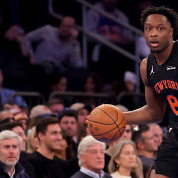New York Knicks forward OG Anunoby.