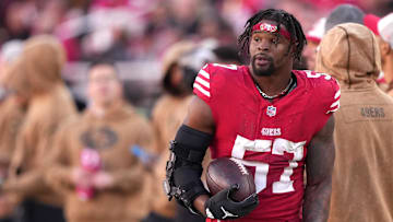 San Francisco 49ers linebacker Dre Greenlaw (57)