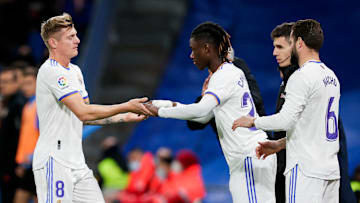 Upaya Real Madrid untuk mempertahankan posisi puncak klasemen La Liga 2021/22 akan mendapatkan tantangan dari Real Sociedad akhir pekan ini