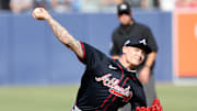 Atlanta Braves starting pitcher AJ Smith-Shawver