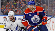 The Oilers take on the Lightning on Tuesday night.