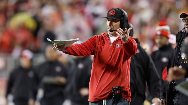 San Francisco 49ers head coach Kyle Shanahan