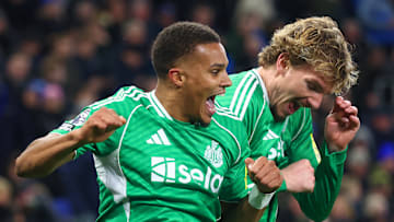 Malick Thiaw und Nick Woltemade im Magpies-Trikot