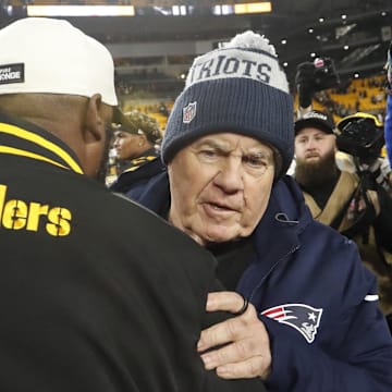 Belichick is 15-12 versus the Steelers in his career.
