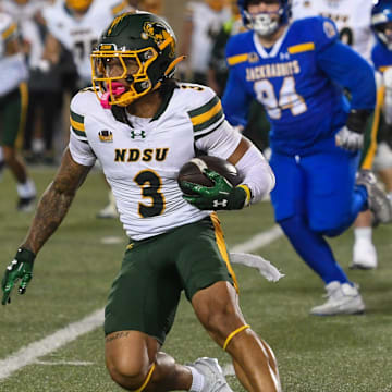 North Dakota State Bison wide receiver Raja Nelson (3)