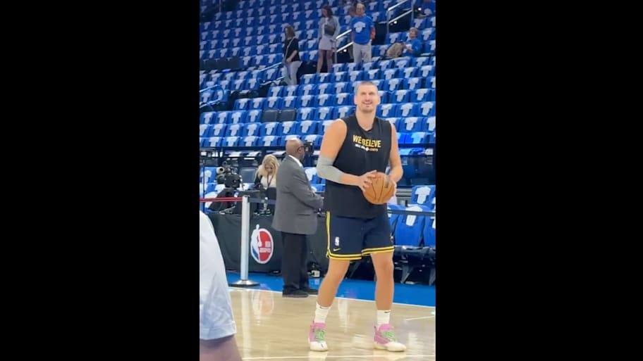 Nikola Jokic on May 18, 2025. | SportsCenter / x /Screenshot