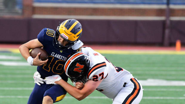 Clarkston high school football Michigan