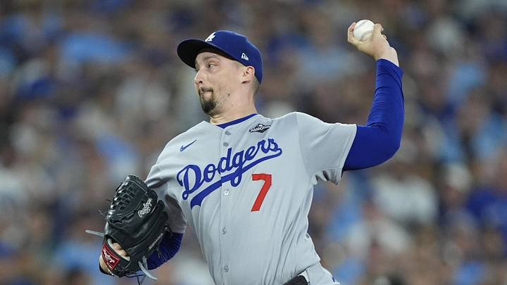 Los Angeles Dodgers pitcher Blake Snell