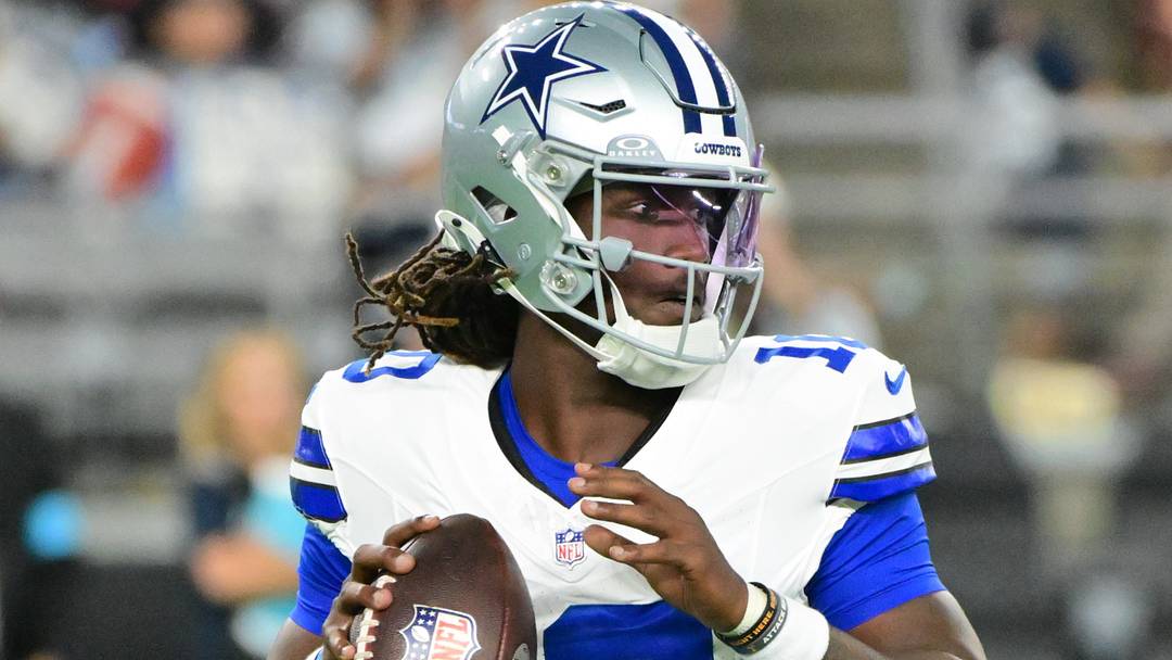 Dallas Cowboys quarterback Joe Milton III 