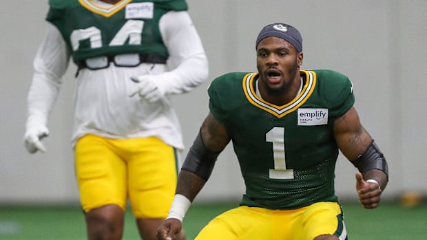 Green Bay Packers defensive end Micah Parsons