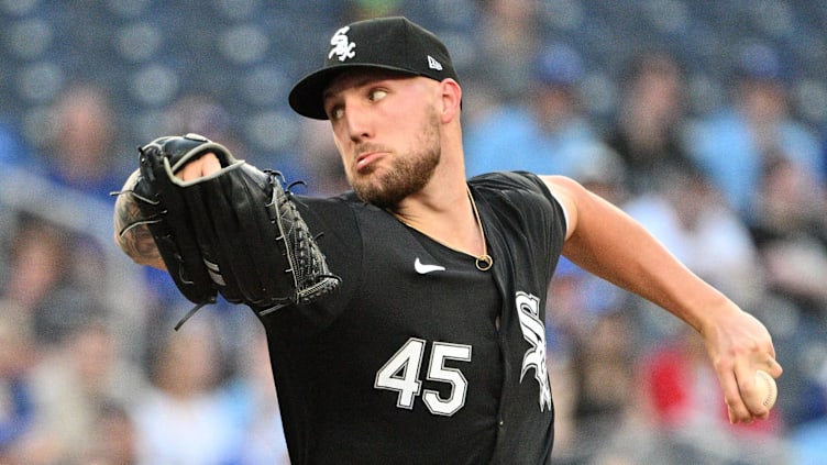 Chicago White Sox starting pitcher Garrett Crochet. Mandatory Credit: Dan Hamilton-USA TODAY Sports