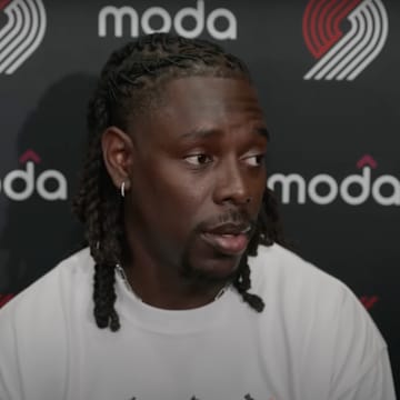 Holiday's remarks are in reference to comments made by returning Blazer Damian Lillard. 