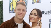 Christian McCaffrey and Olivia Culpo