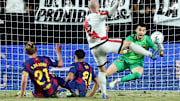 Joan García fez um grande jogo contra o Rayo